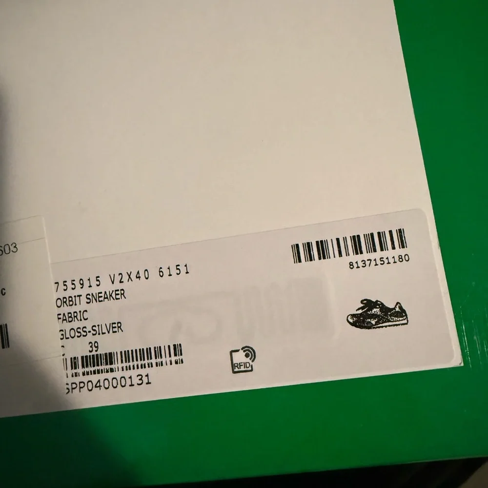 Bottega Veneta Pink and White Orbit Sneakers - Picture 15 of 15